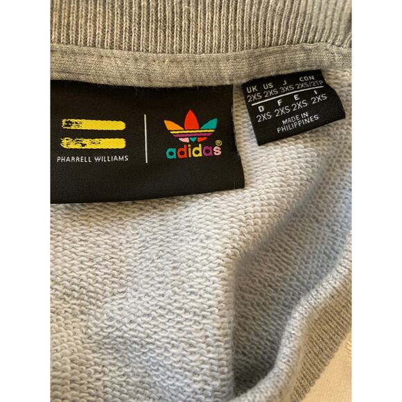 Pharrell Williams / Adidas Collab Floral Crewneck Sweatshirt 2XS Unisex - Picture 5 of 5